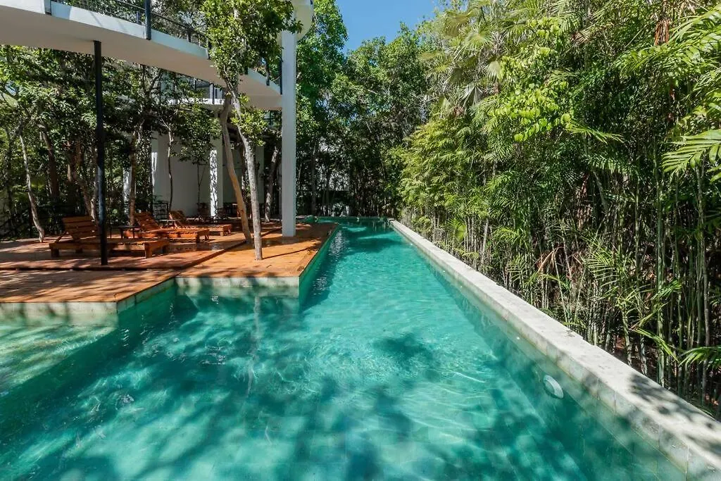 Vacation Villa Private Rooftop Pool Walk 2 Town Tulum 0*,  Mexico