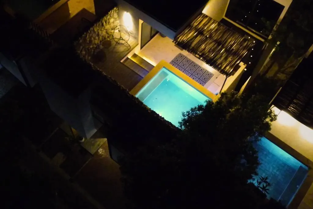 Vacation Villa Private Rooftop Pool Walk 2 Town Tulum