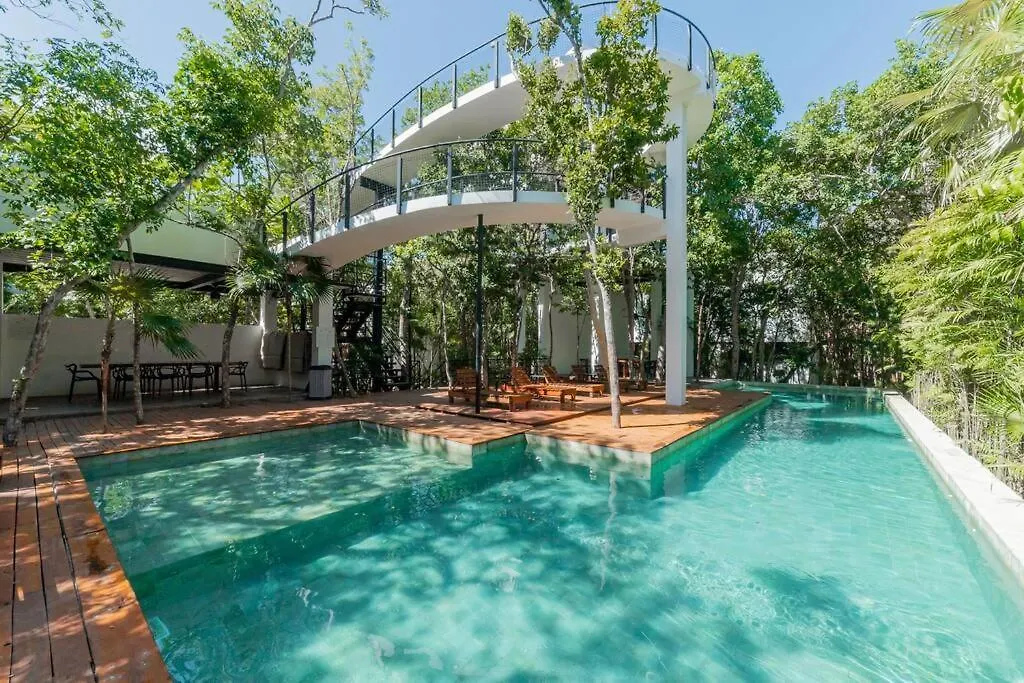 Vacation Villa Private Rooftop Pool Walk 2 Town Tulum